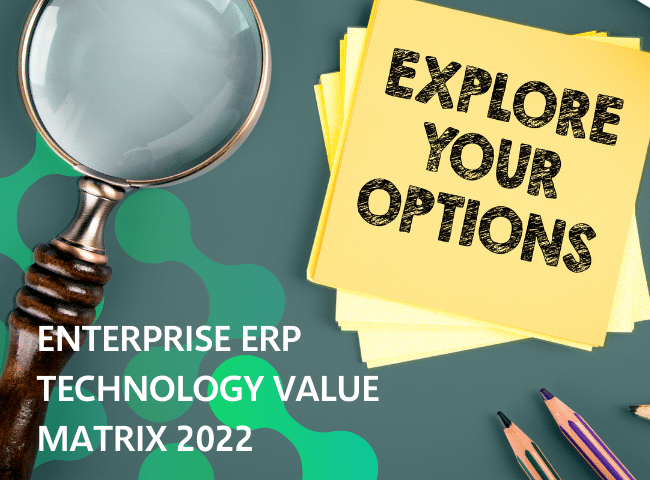 Nucleus Research: Enterprise ERP Technology Value Matrix 2022